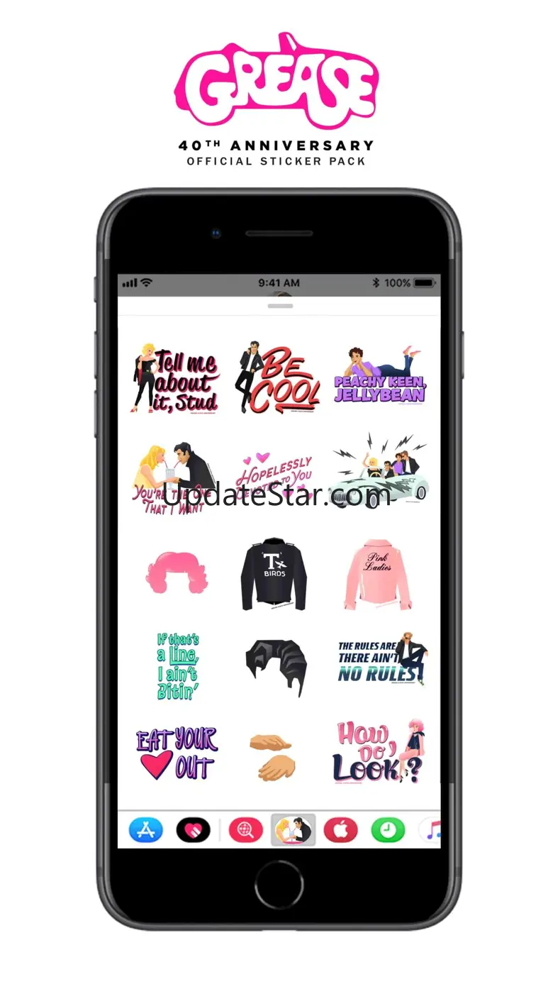 Official Grease Stickers 1.2