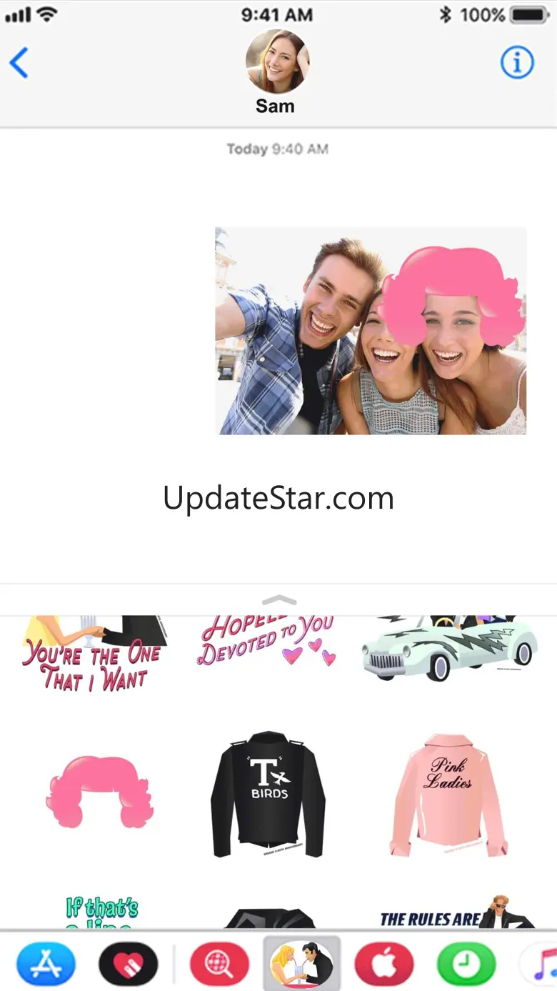Official Grease Stickers 1.2