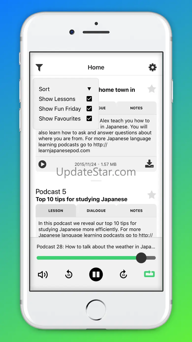 Learn Japanese Pod App 2.0.5