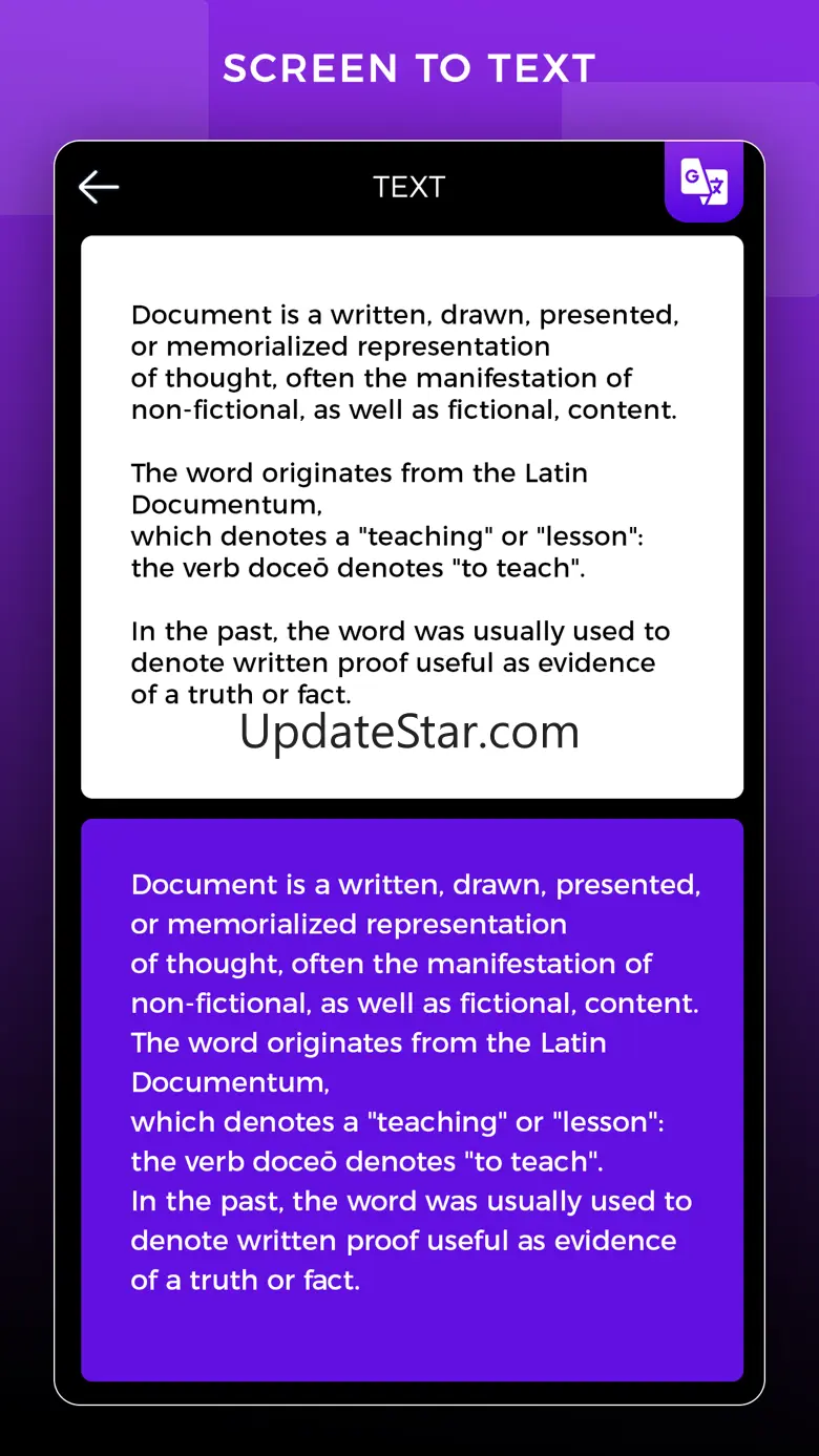 Copy Text from Screen 2.2