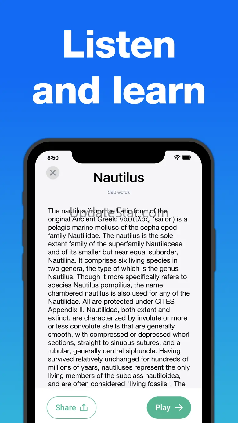 Natural text to speech reader S.3