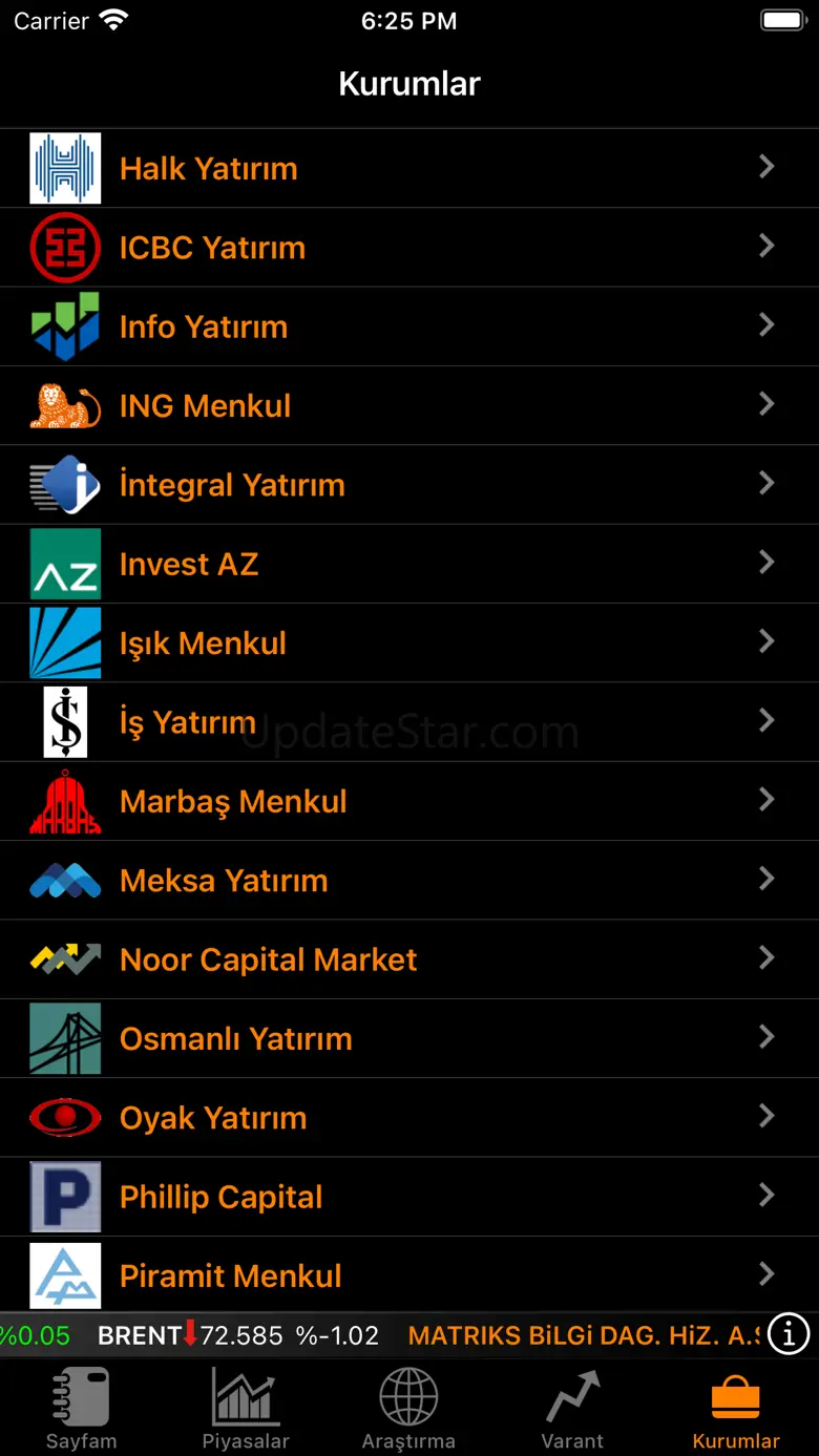 Matriks Mobil Finans 4.8.27