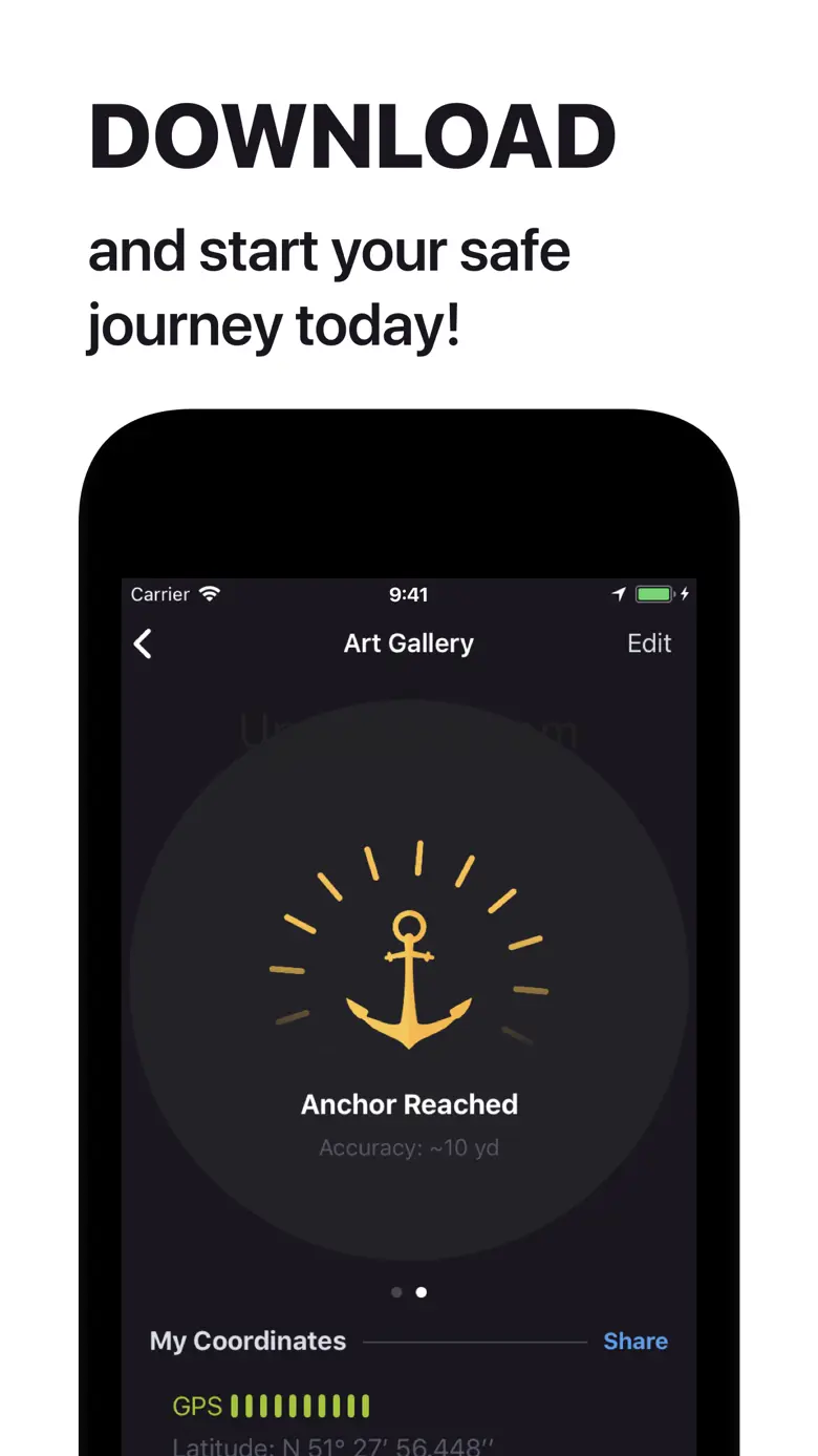 Anchor Pointer Compass GPS 2.98