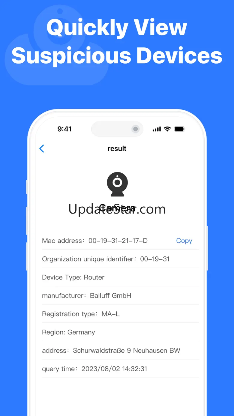 Hidden Camera Tracker 1.5