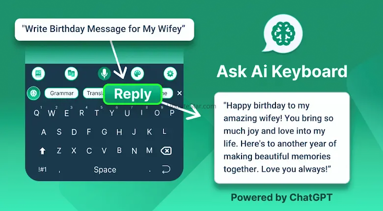 Ai Chat Keyboard Generate Text 4.3