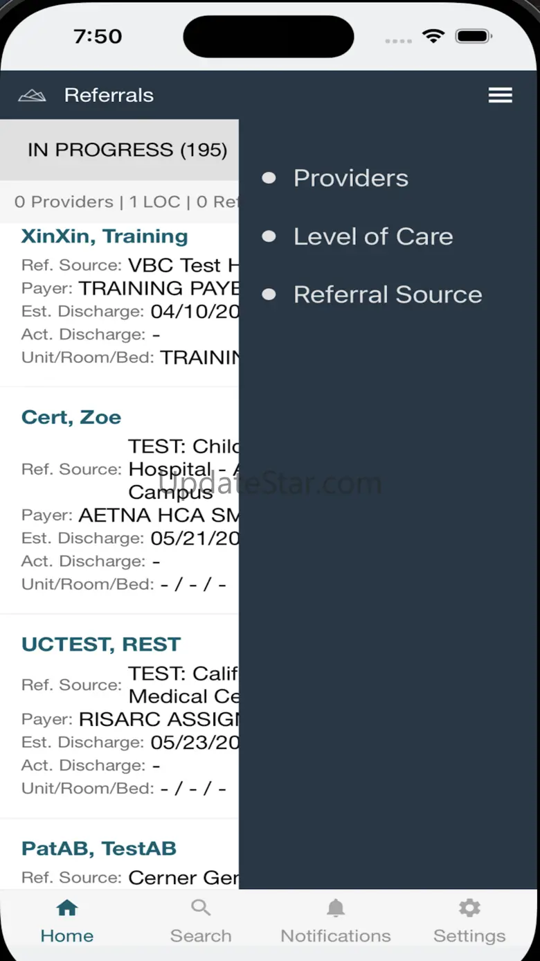 CarePort Intake 1.24