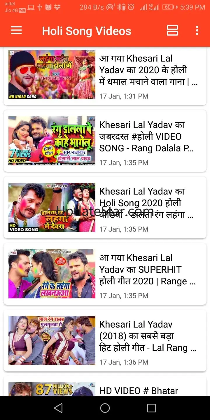 Bhojpuri Holi Song 2024-Videos 26.1.0