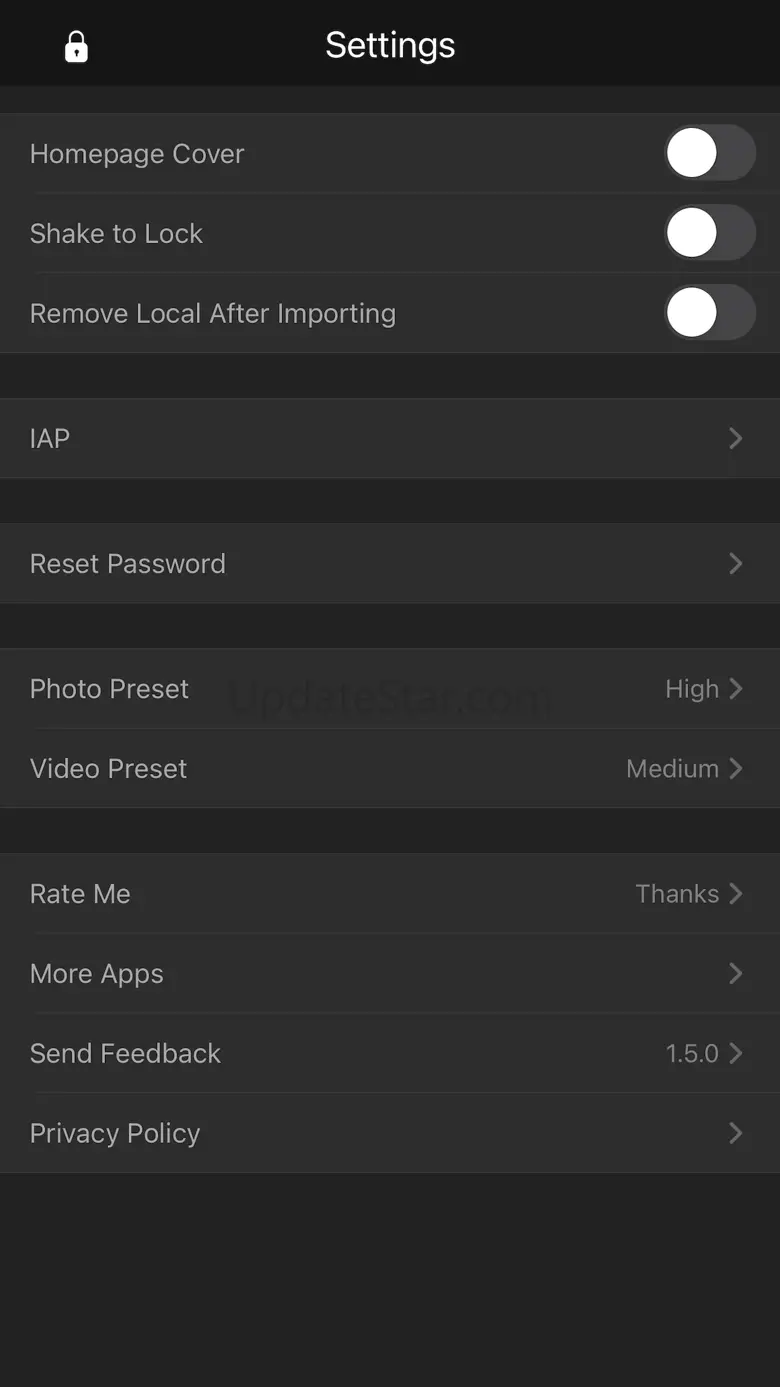 LockCam - Lock Secret Albums 1.6.0