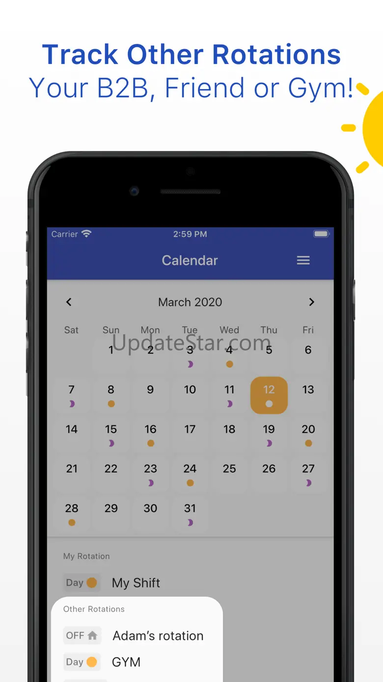 Monaweb -Shift worker calendar 1.1.7