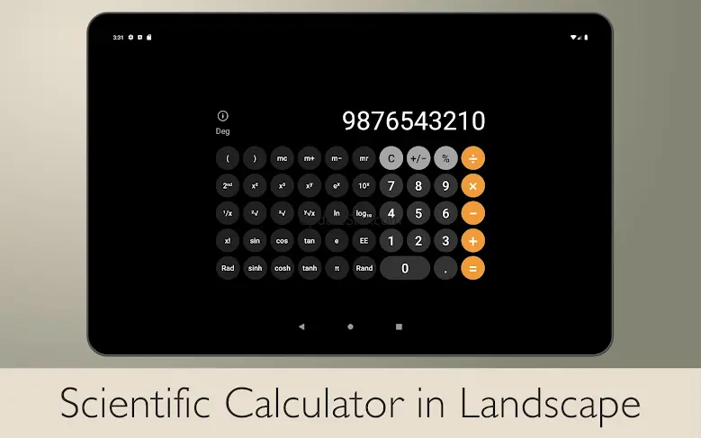 iOS Calculator for Android 4.0.1