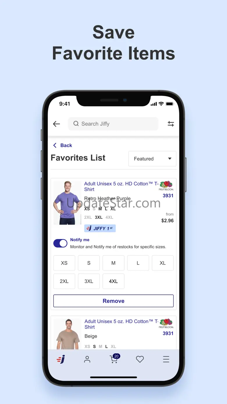 Jiffy: Blank Apparel 1.0.3