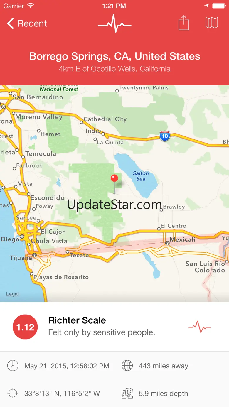 My Earthquake Alerts Pro 5.8.6