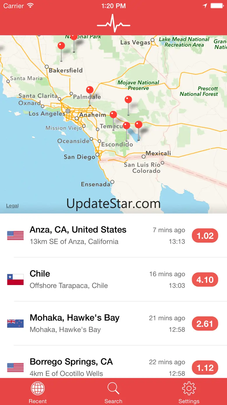 My Earthquake Alerts Pro 5.8.6