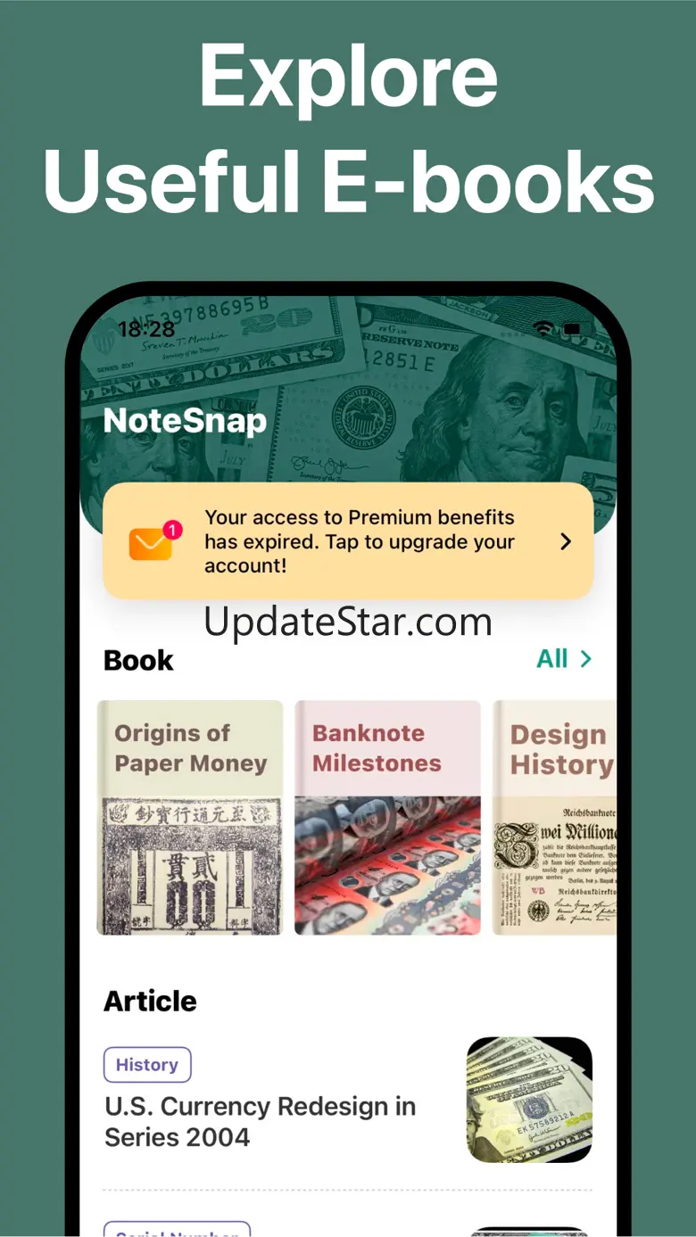 NoteSnap: Banknote Identifier 1.3.2