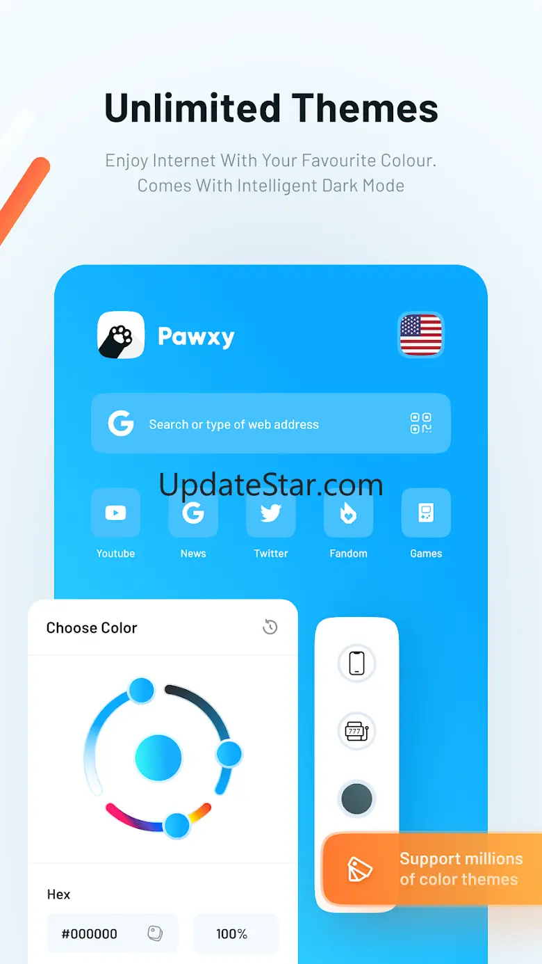 Pawxy - Fast VPN & Web Browser 1.11.4.1
