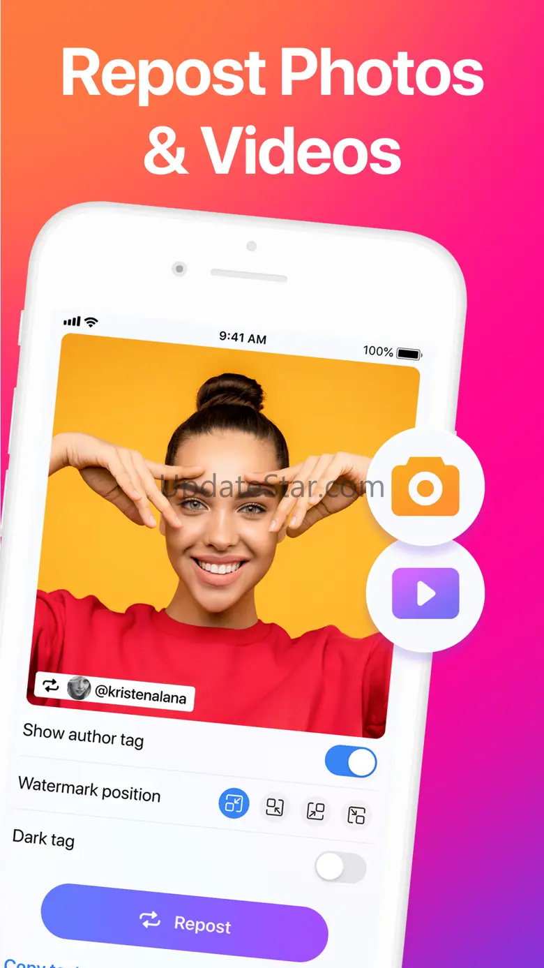 Insta Repost: Stories & Videos 3.4