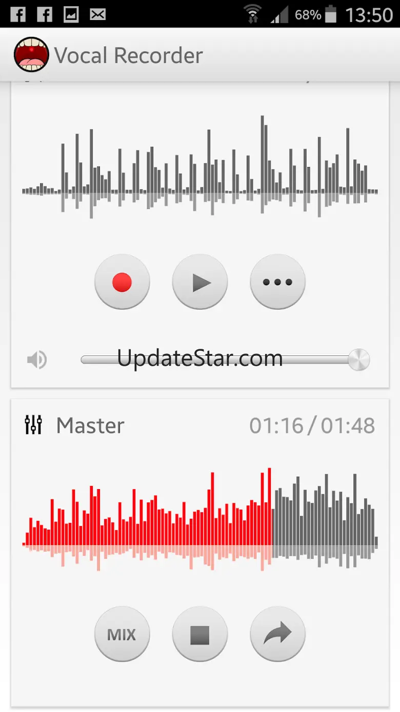 Vocal Recorder TwoTrack Studio 1.29