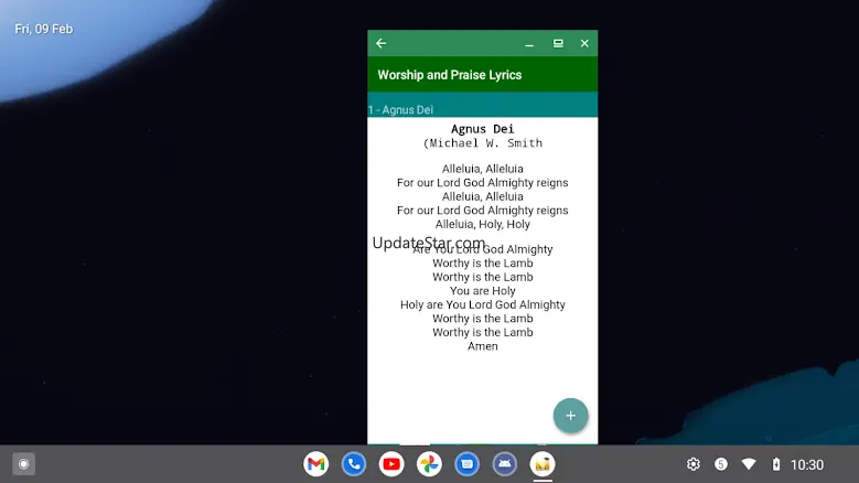 Worship and Praise Lyrics 1.39