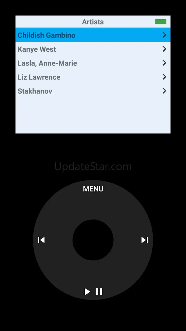 retroPod: ClickWheel Music App 1.9