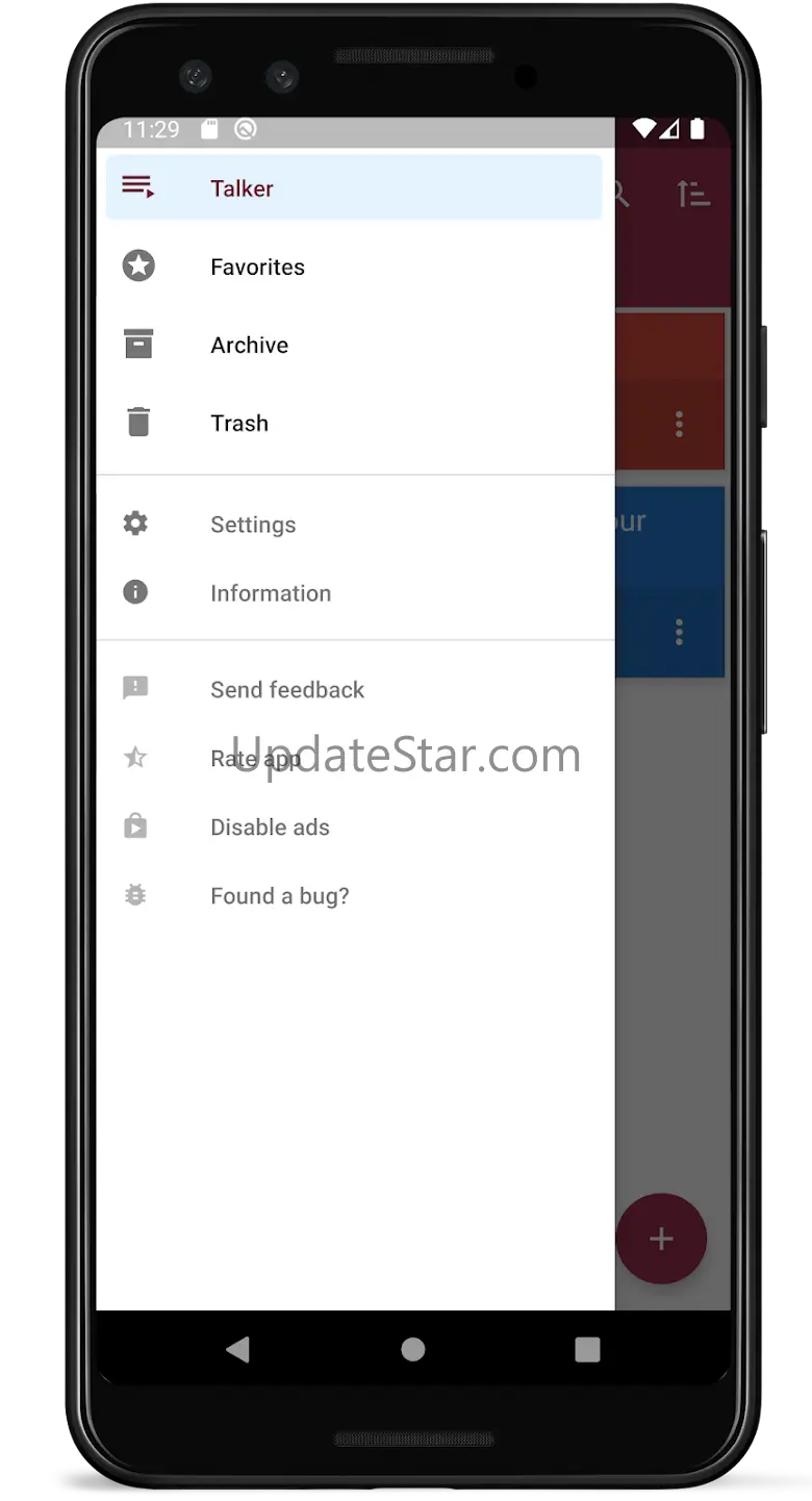 Talker (text-to-speech notes) 1.83