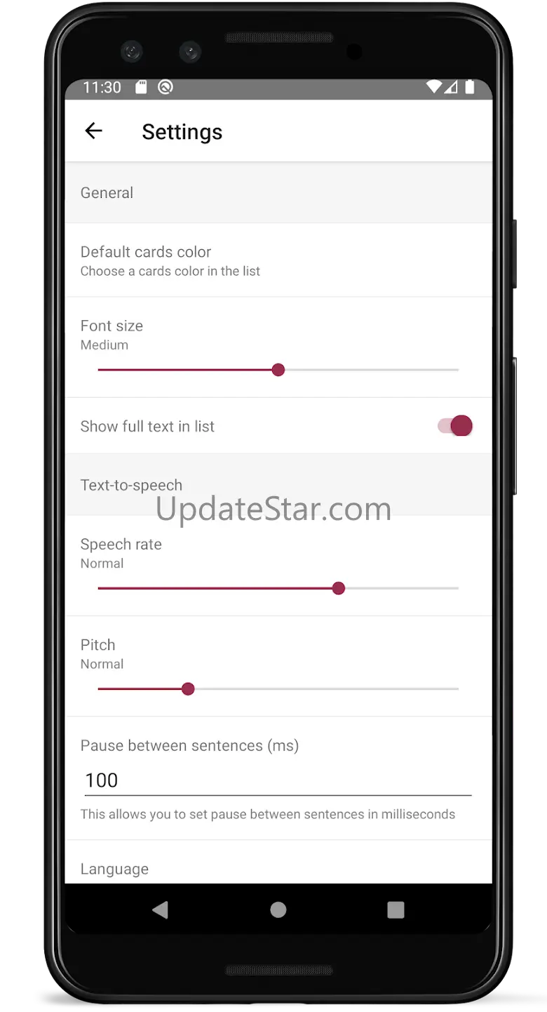 Talker (text-to-speech notes) 1.83