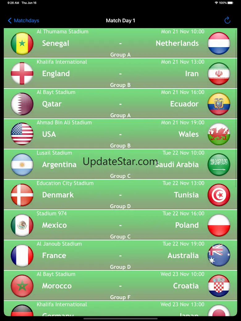 World Football Calendar 2022 4.4
