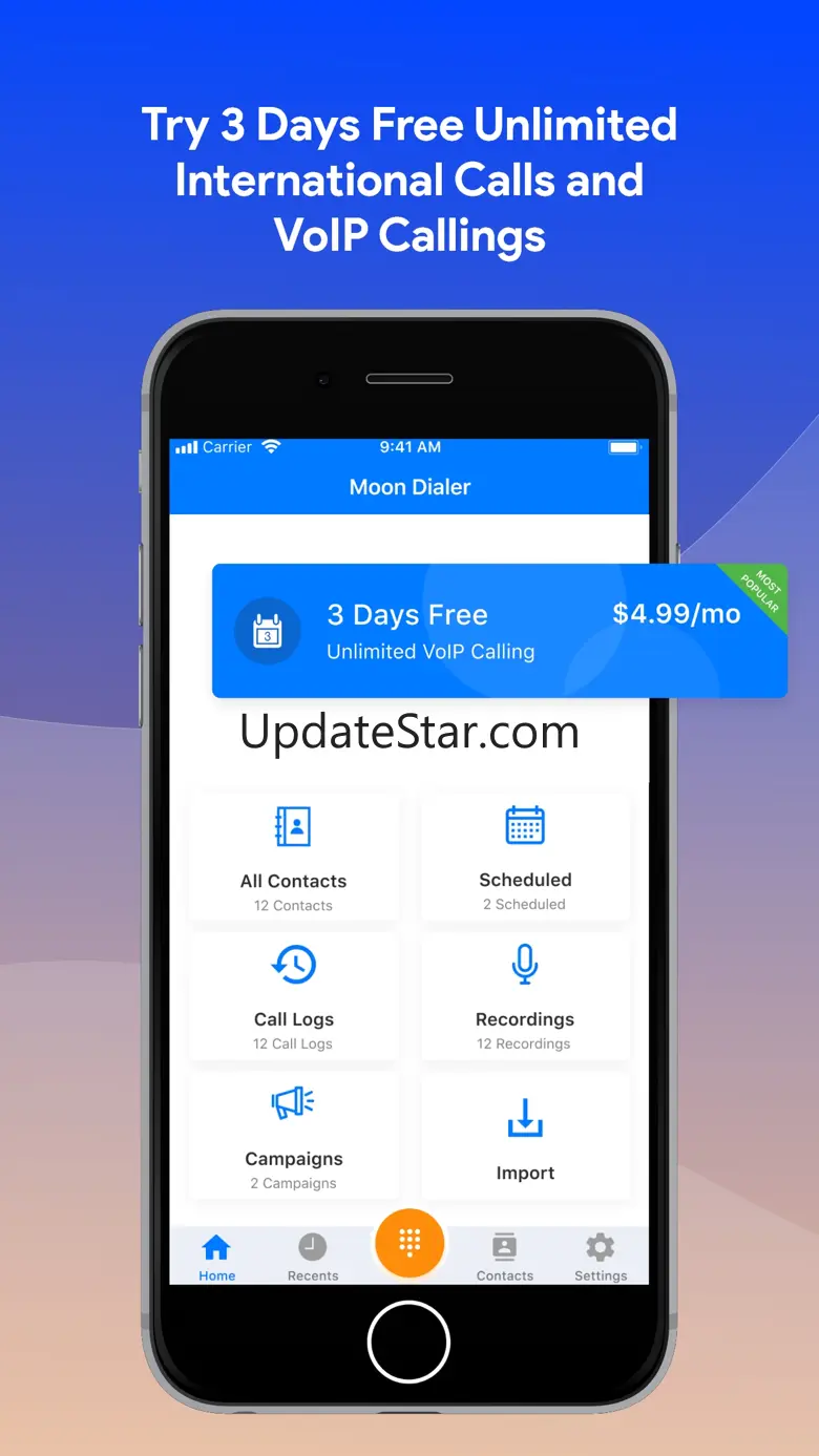 Moon Dialer: WiFi Calling App 5.3.12