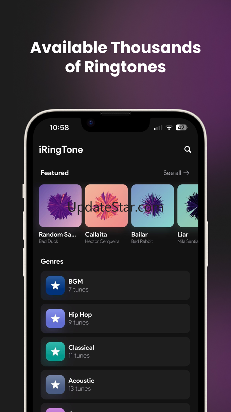 Ring App Ringtones for iPhone 2.1.3