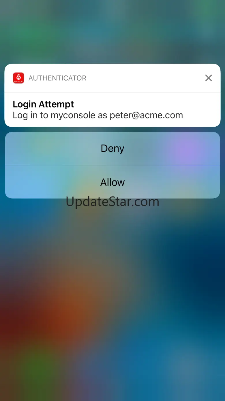 Oracle Mobile Authenticator 9.12