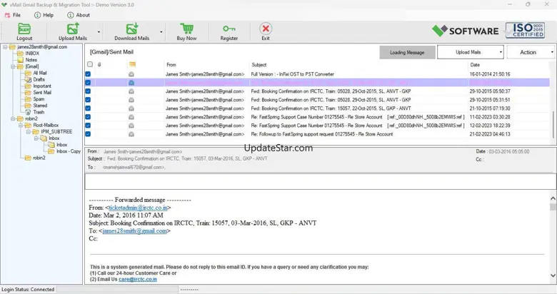 vMail Email Backup & Migration Tool 1.0
