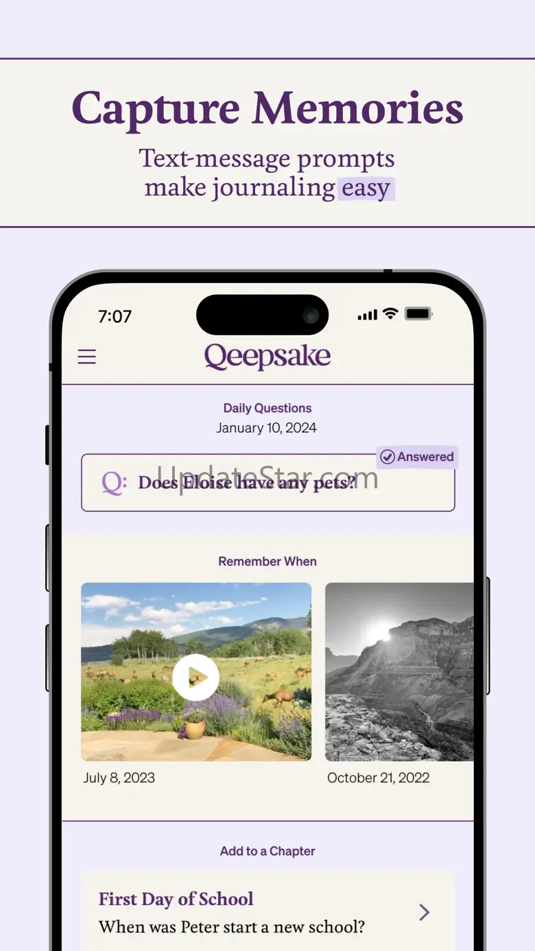 Qeepsake: Journal & Milestones 4.7.4
