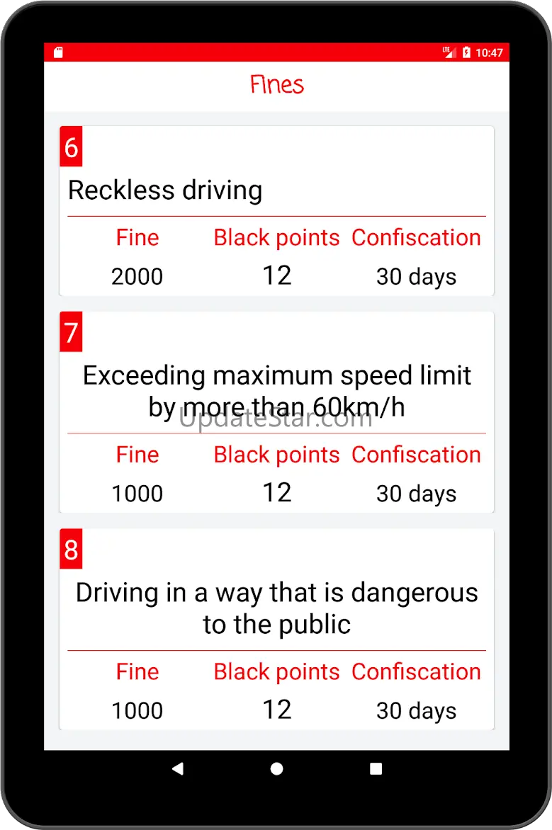 RTA Theory Test 2024 1.3.4