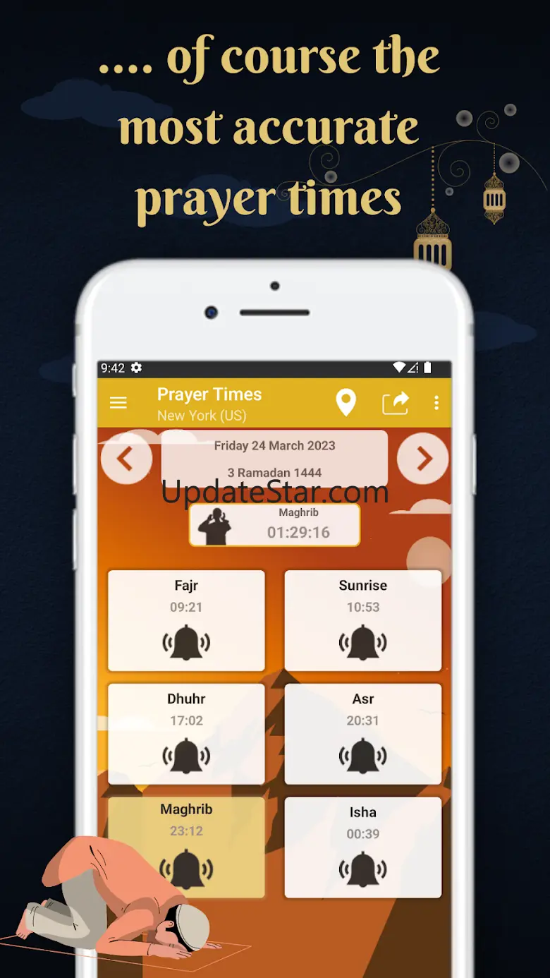 Salat: Prayer time & azan time 20.8