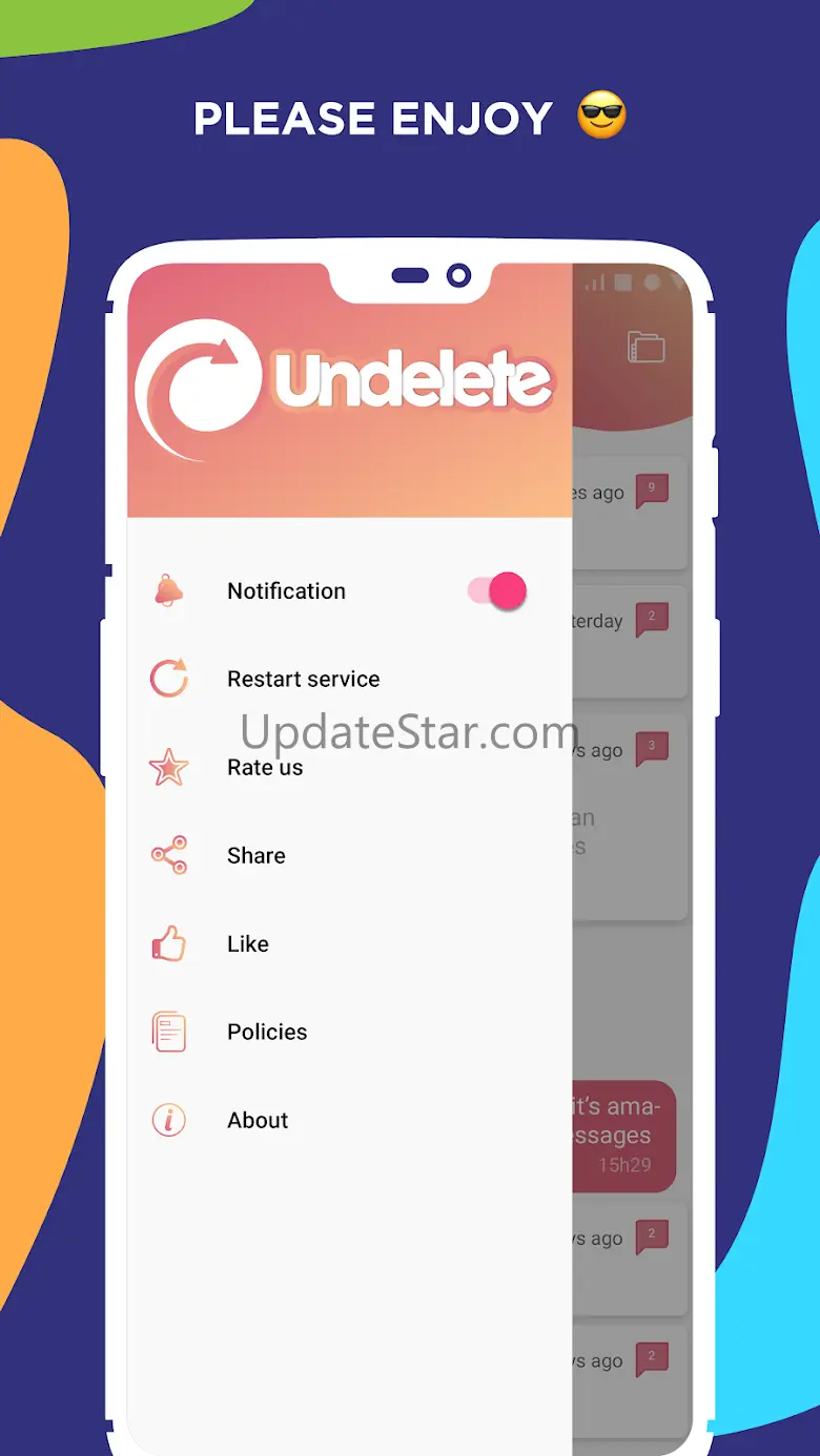 Undelete - Recover deleted mes 2.4