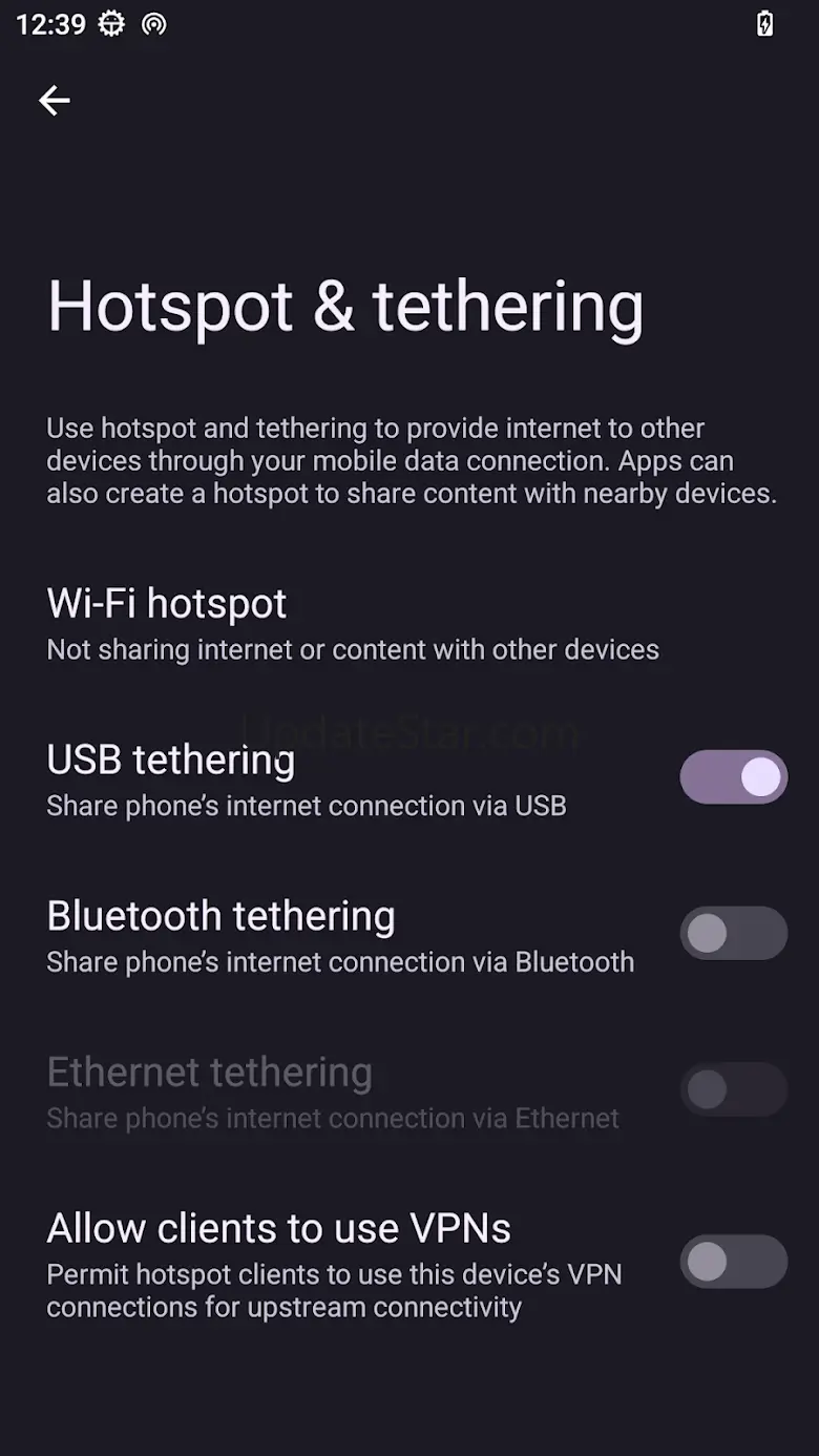 Quick USB Tethering Wifi 2.1.7