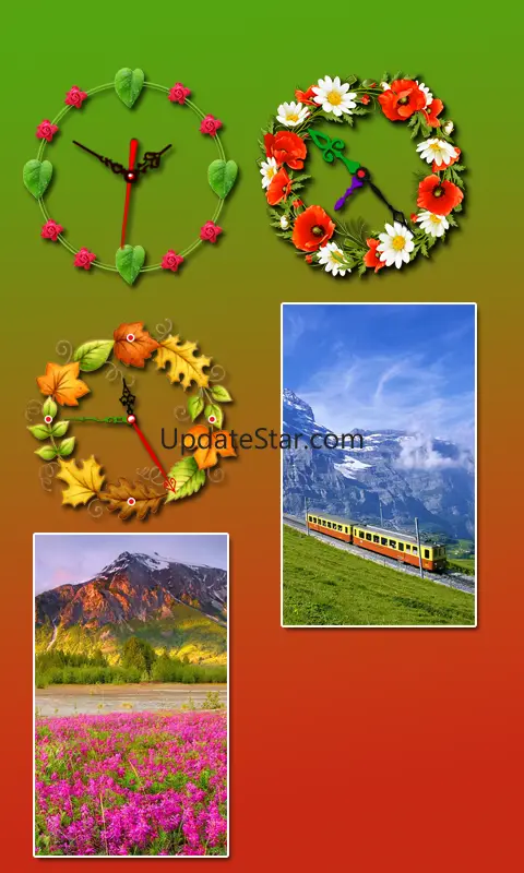 Nature Clock Live wallpaper 1.0.7
