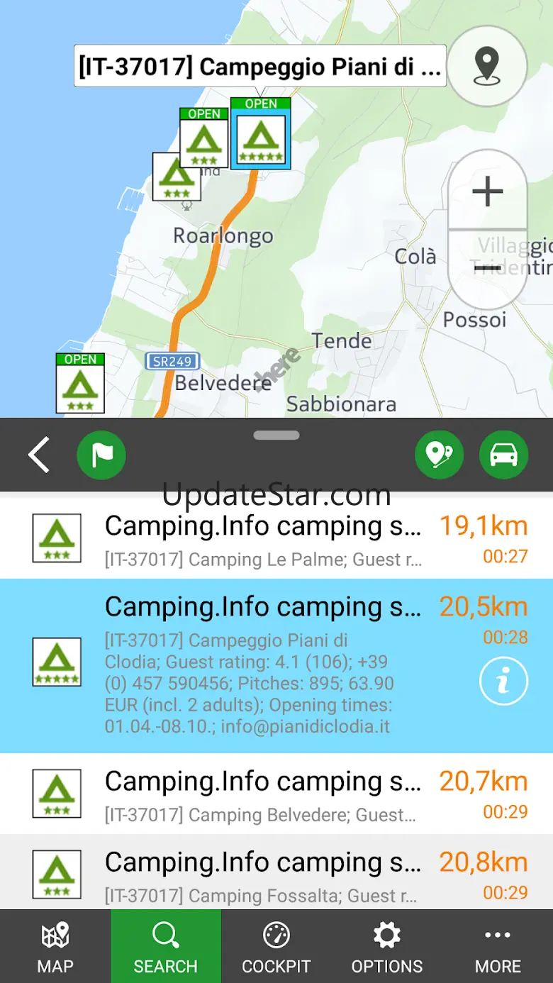 Camping Navi by POIbase V7.5.6