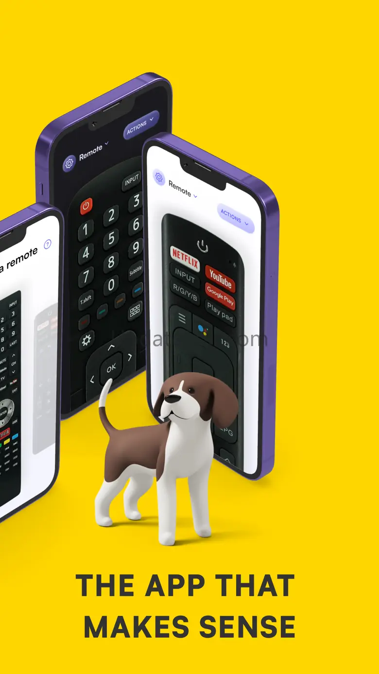 His - SmartTV Remote Control 11.2