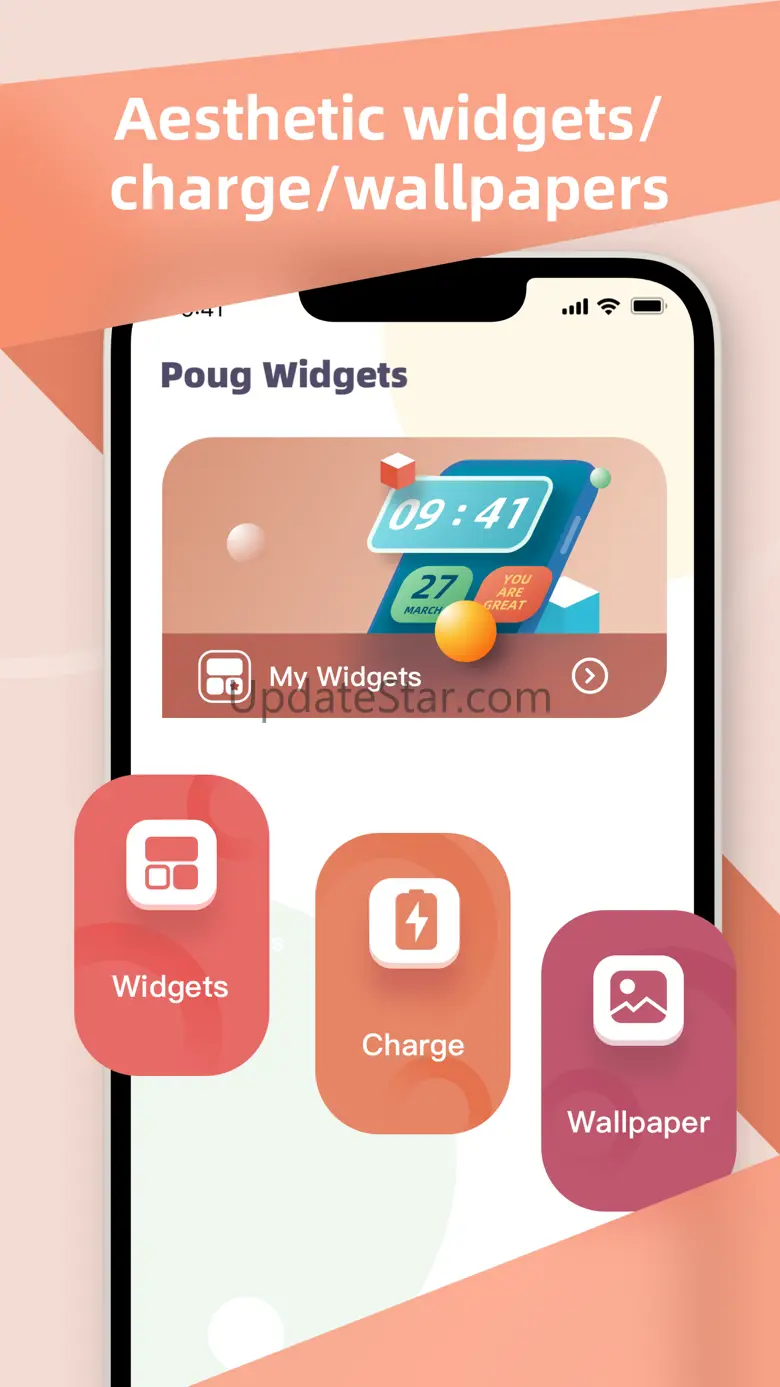 Poug Widgets-Charge&Wallpaper 1.0.9