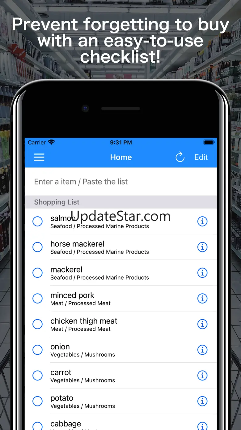 Shopping List - Auto Sorting 6.1