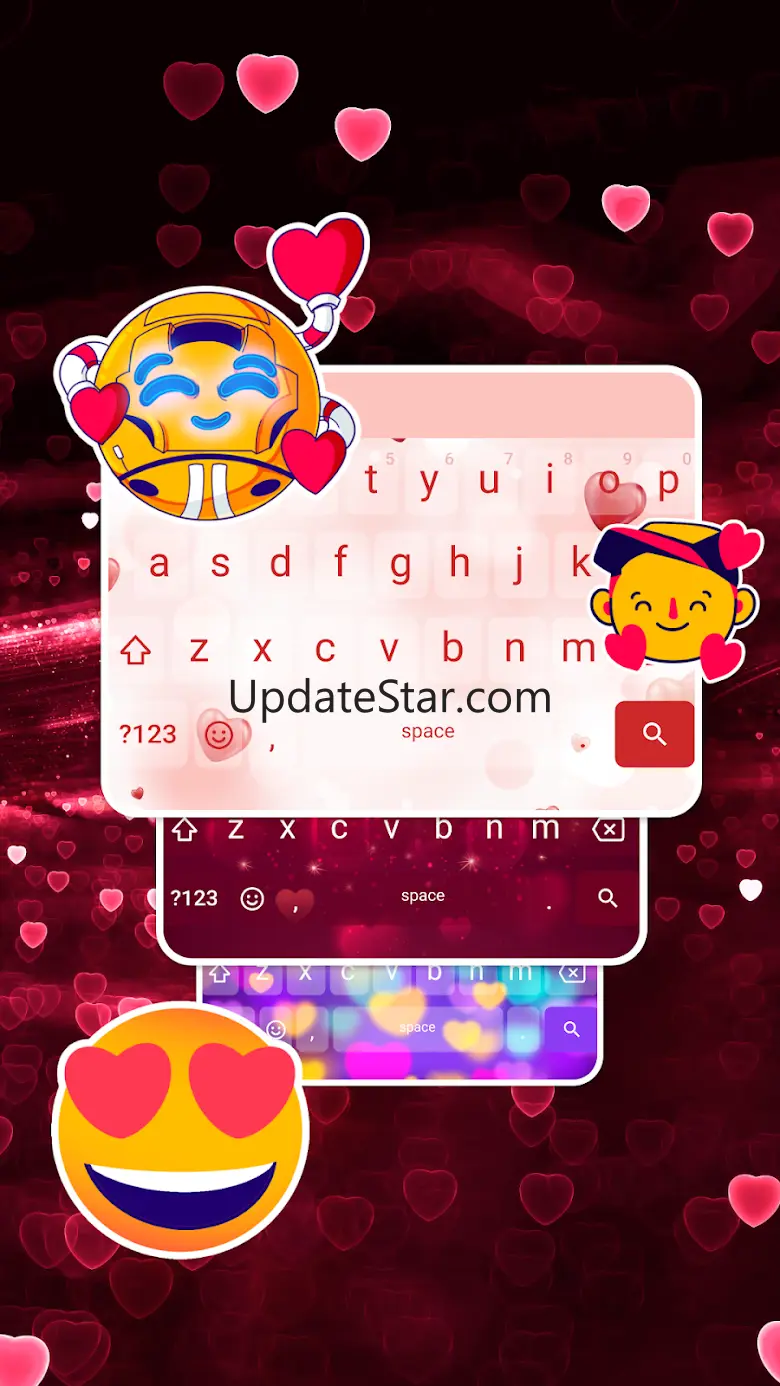 Pink Keyboard For WhatsApp 89.1