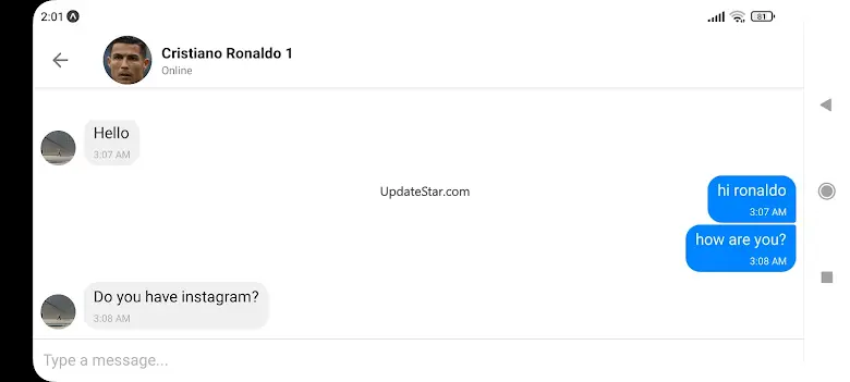 Ronaldo Fake Video Call & Chat 1.0.29