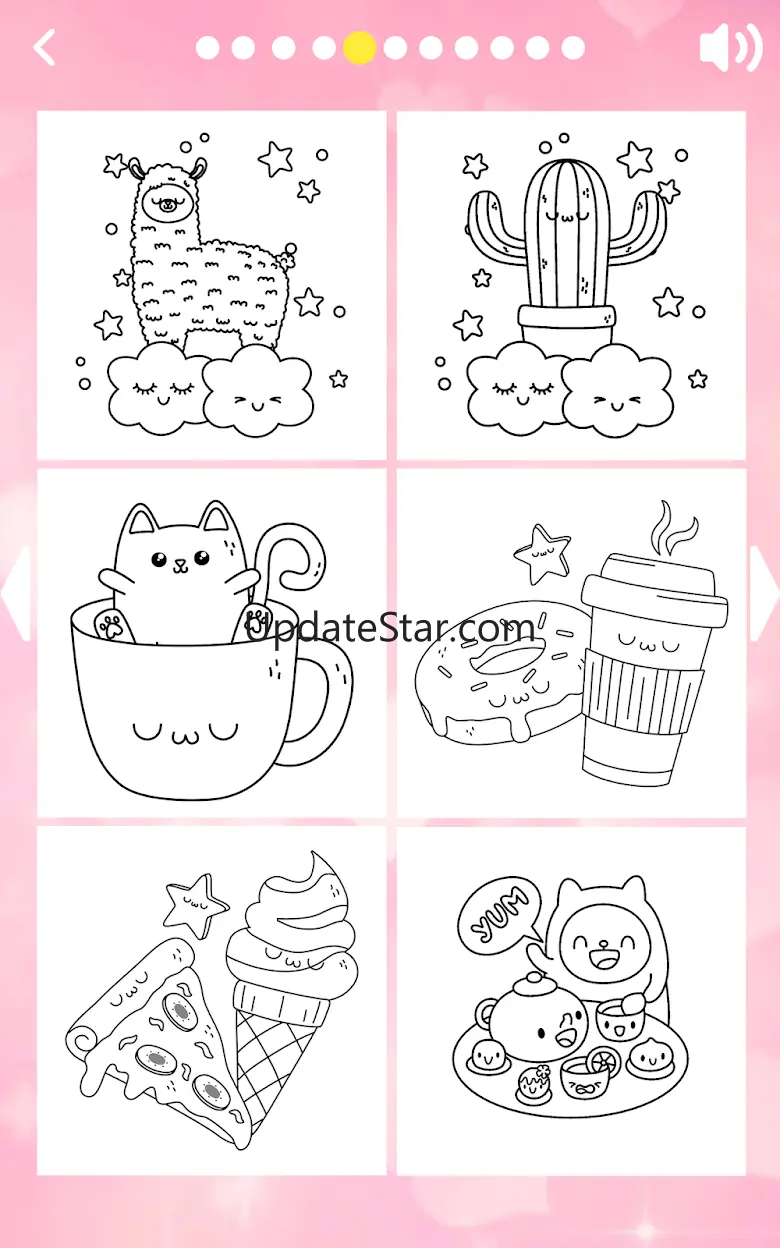 Kawaii Game Coloring Book 4.5