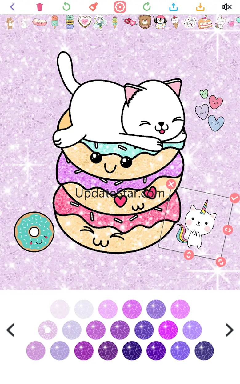 Kawaii Game Coloring Book 4.5