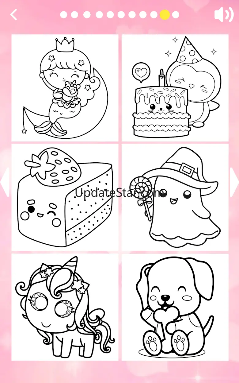 Kawaii Game Coloring Book 4.5