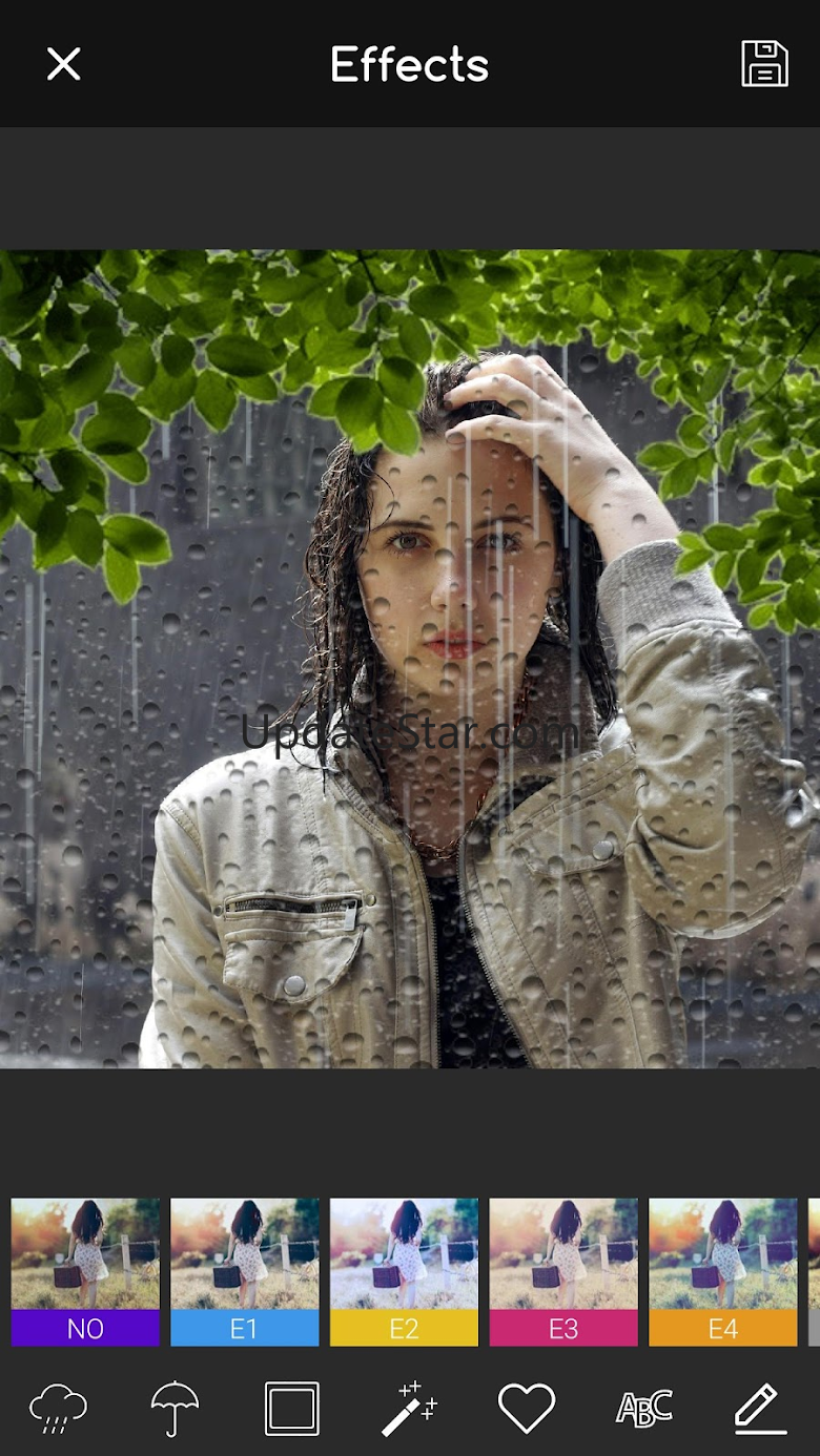 Rain Effect on Photo 7.3.5