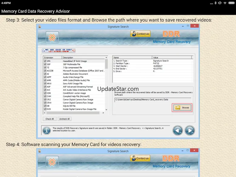 Memory Card Data Recovery Help 3.15