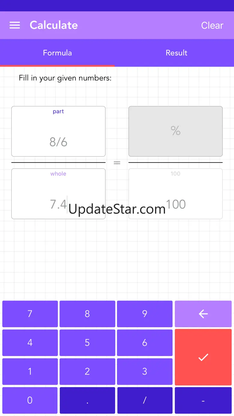 Calculate Percentage PRO 1.10