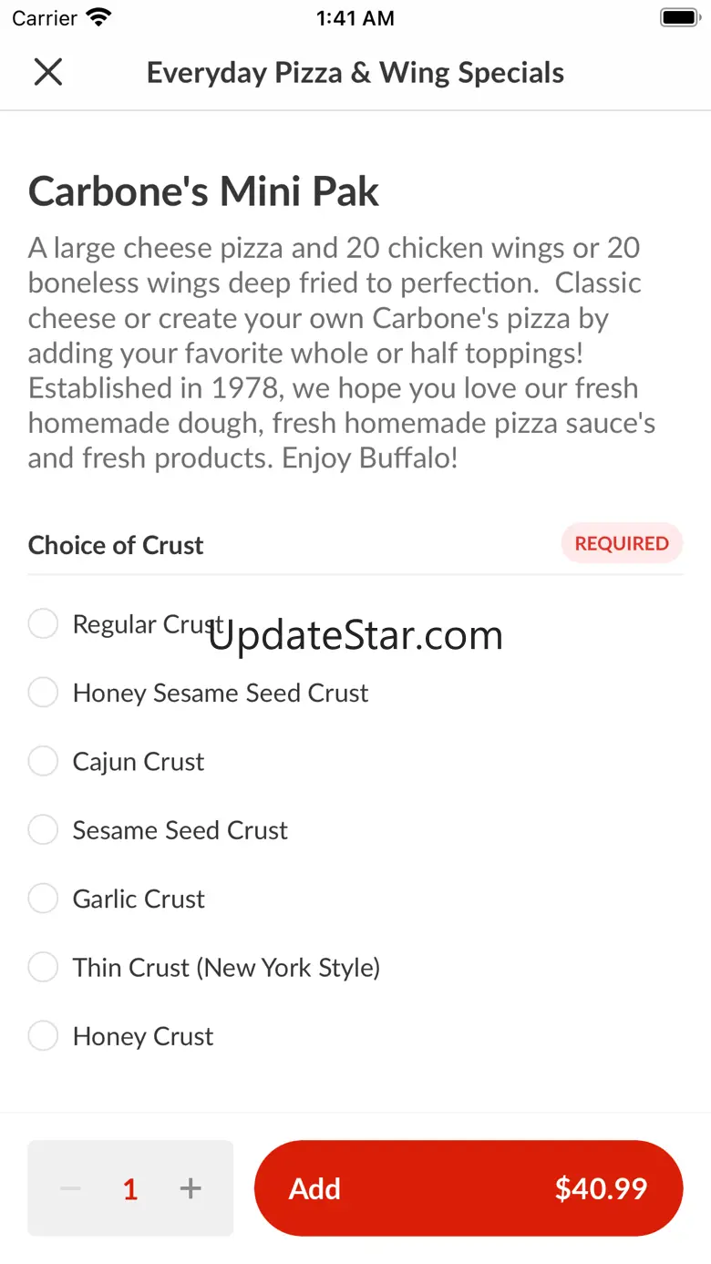 Carbone's Pizza 716 3.12.0