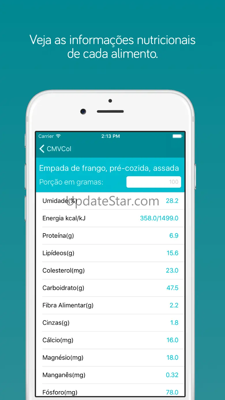 Tabela Taco 2.1